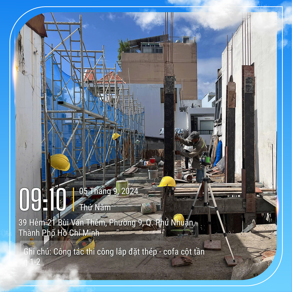 Xác định ngày khởi công theo trình tự và thủ tục xin phép xây dựng nhà phố