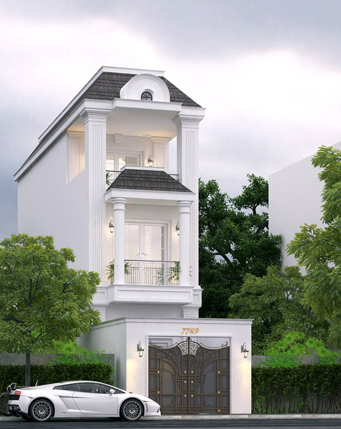 Nhà phố kiến trúc Pháp