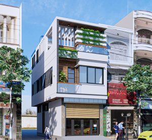 Bố trí nhà phố kết hợp kinh doanh