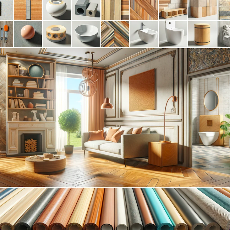 Tìm hiểu về các loại vật tư hoàn thiện